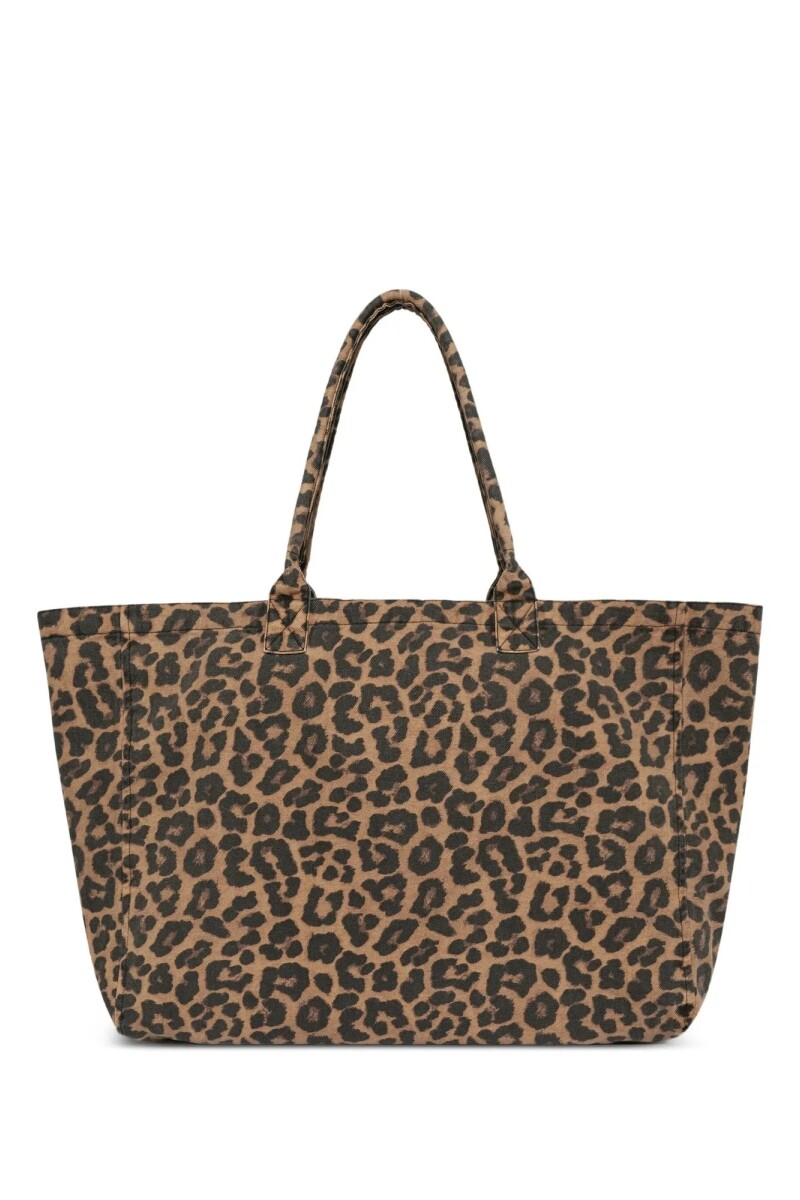 LEO CANVAS TOTE Leopardo