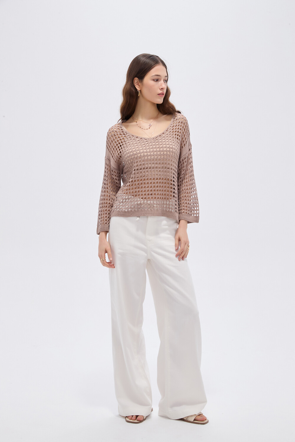 Sweater Esdren Taupe Claro