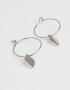 Aros Argollas Con corazón Argollas Con Corazón - Plateado
