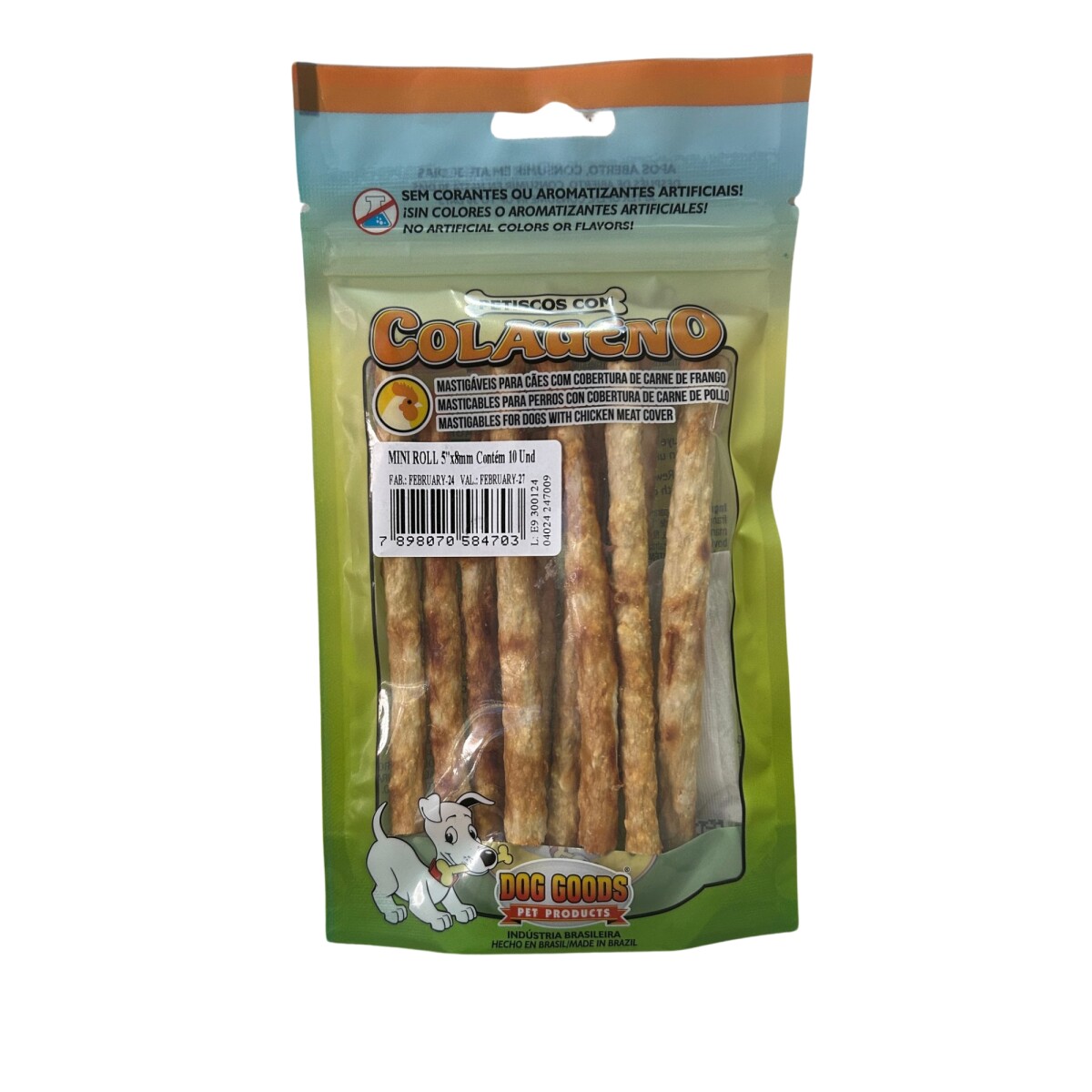 Petiscos Palitos Chicos Colageno 