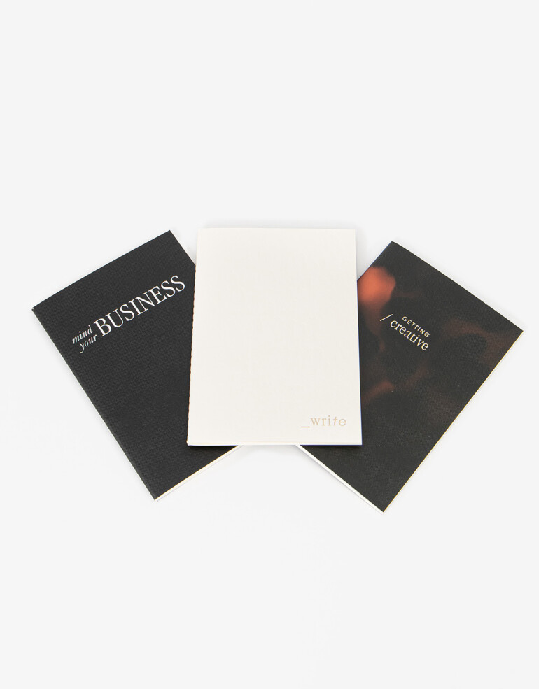 Anotadores Cuadernos y Memos Cuaderno Set Set De Cuadernos Estampados - Combinacion Multicolor
