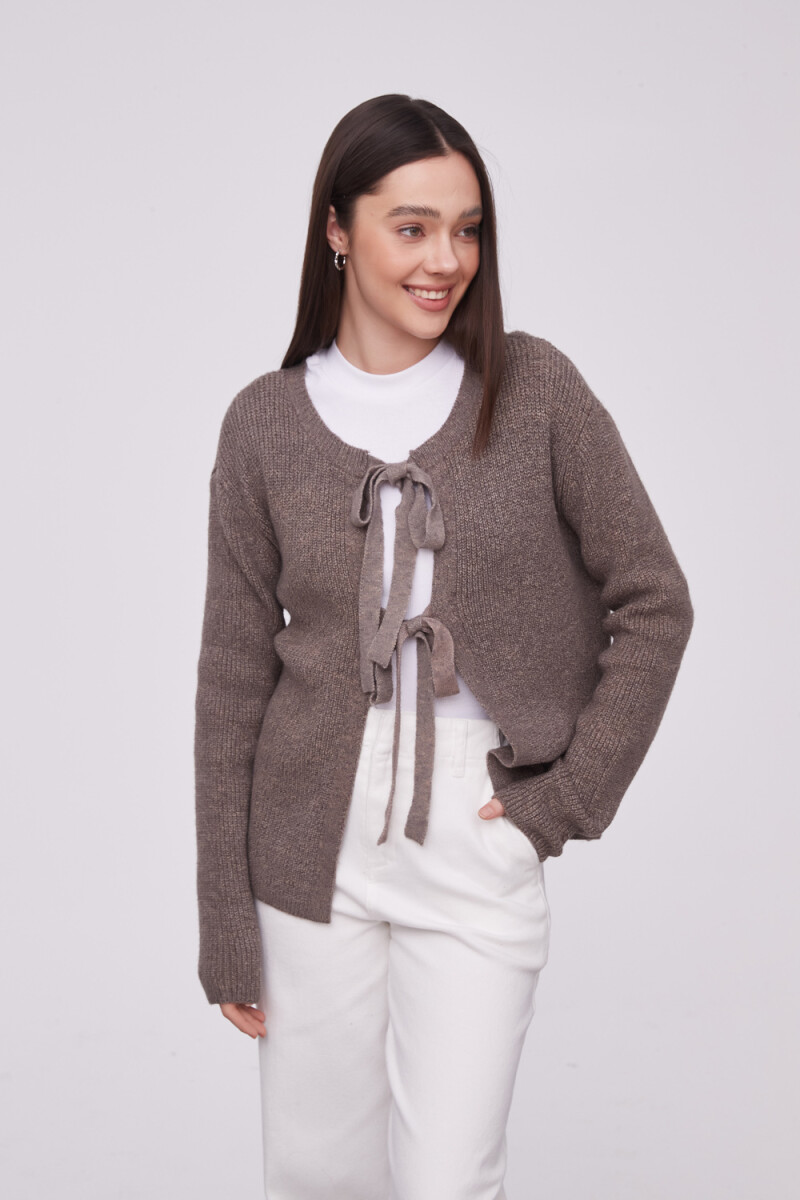 Cardigan Flove - Taupe / Mink / Vison 