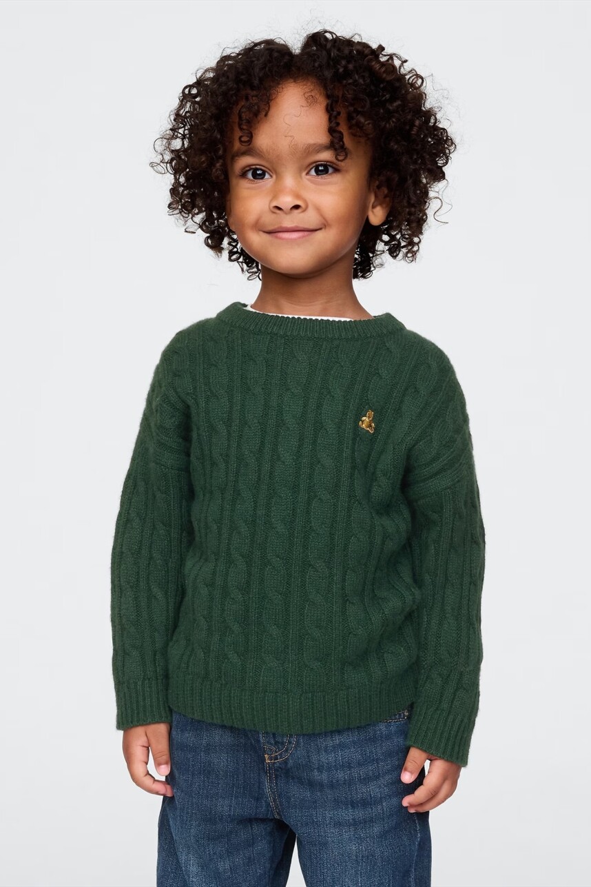 Buzo Cashsoft Cuello Redondo Toddler Niño Essex Green 702