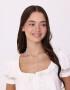 Collares Cortos Con flores Collar Corto De Perlas Con Dije - Dorado