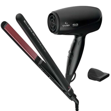 Pack Gama Secador de Pelo Helios y Planchita de Pelo Bella Delicate Pack Gama Secador de Pelo Helios y Planchita de Pelo Bella Delicate