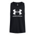 UA SPORTSTYLE LOGO TANK-BLU BLK-001