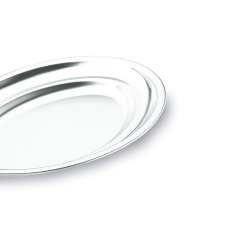 Fuente Oval de Acero Inoxidable 30 cm Fuente Oval de Acero Inoxidable 30 cm
