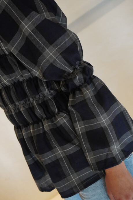 Coquette Shirt Azul / Gris