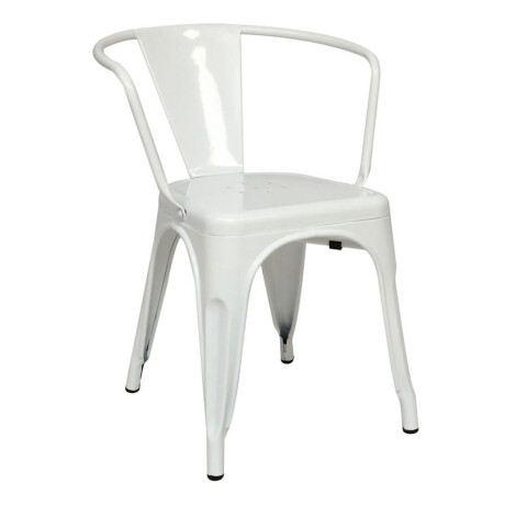 SILLA DE COMEDOR METAL BLANCO TOLIX