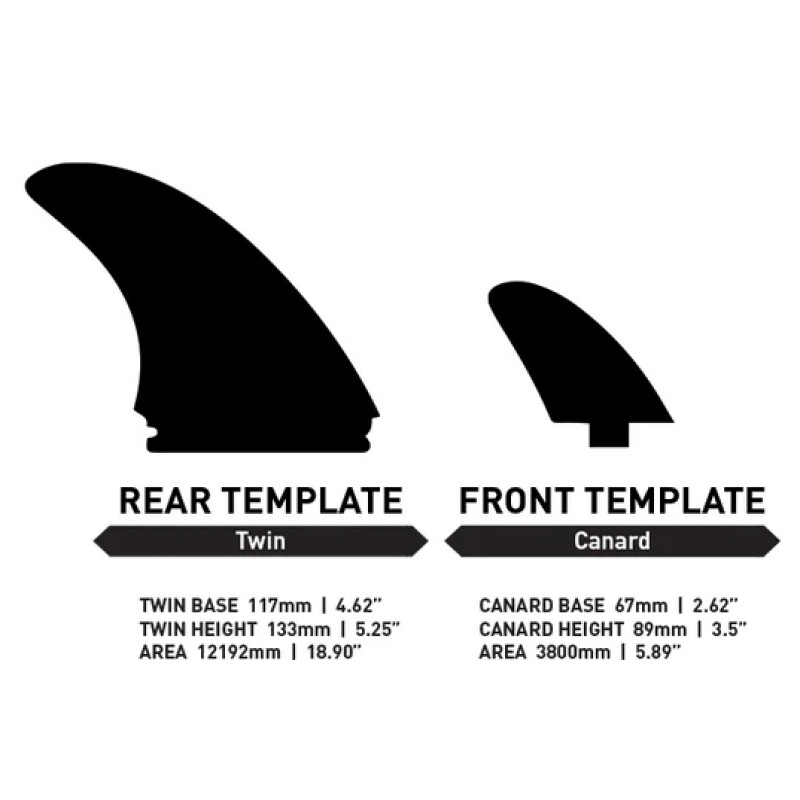Quillas - Firewire - Twinzer Fin by Stu Kenson - One Size - Sist. Futures Quillas - Firewire - Twinzer Fin by Stu Kenson - One Size - Sist. Futures