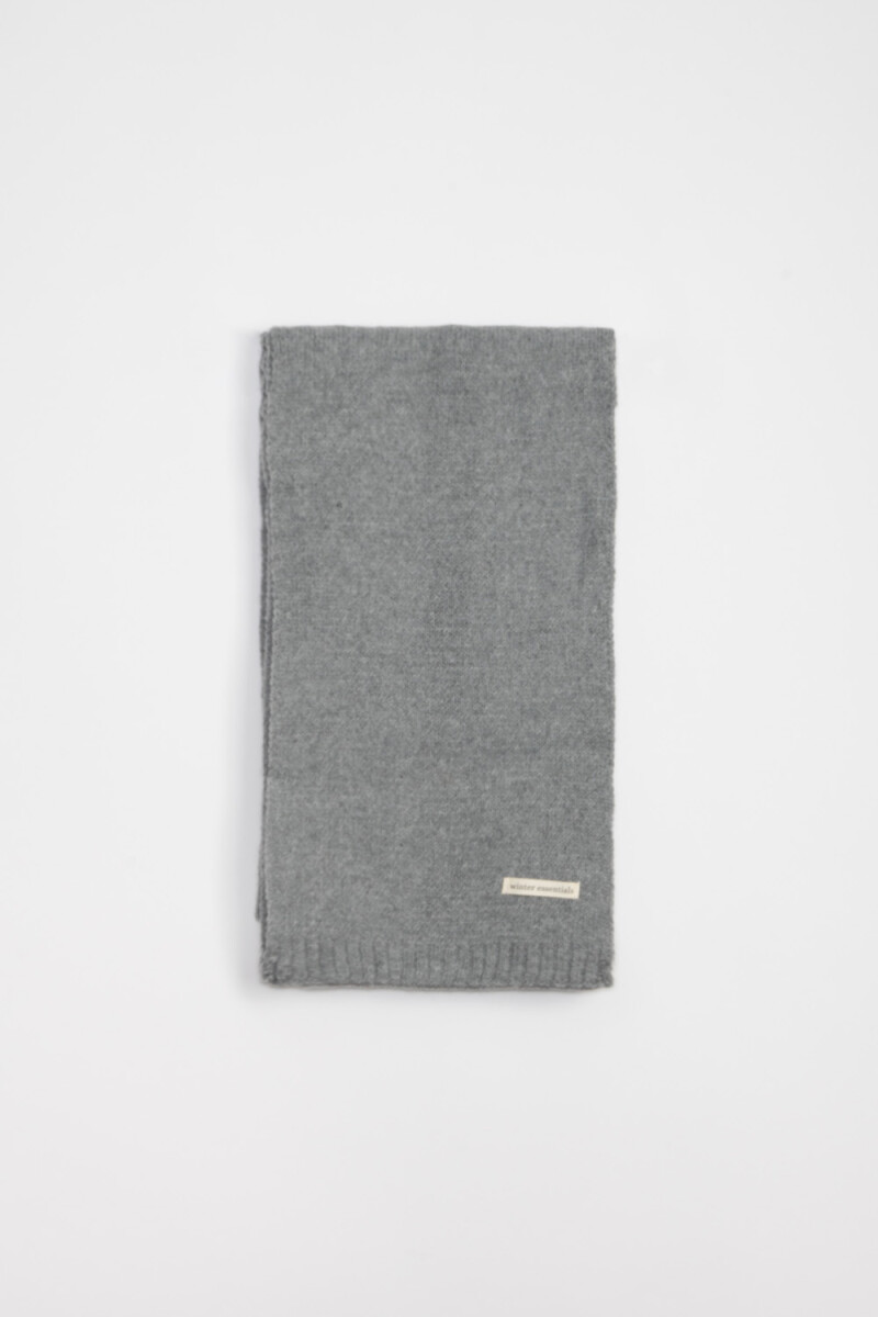 Bufanda punto - Gris 