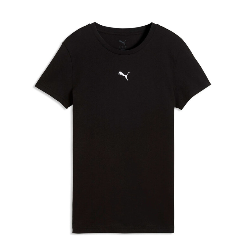 Remera de Mujer Puma Ess Centered Cat Logo Tee Negro