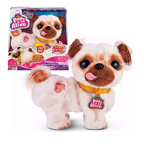 Peluche Pets Alive Perro Baila Y Mueve La Cola Peluche Pets Alive Perro Baila Y Mueve La Cola
