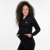 Diadora Ladies Hoodie With Zip - Black Negro