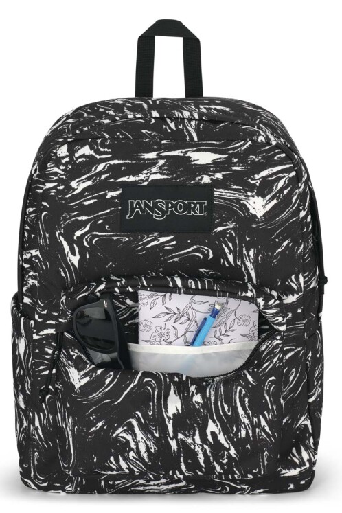 MOCHILA JANSPORT SUPERBREAK MARBLED MOTION BLACK