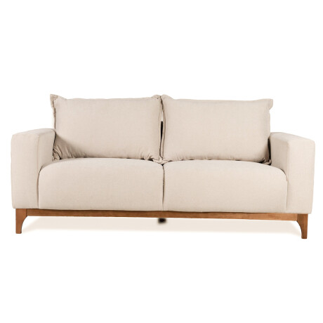 Sofá Oregon - Tela Microfibra - 3 cuerpos FX4-10 (Beige)