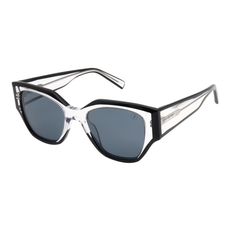 Lentes de Sol Chilli Beans Delhi Transparente - Negro