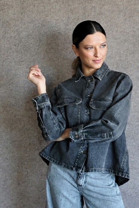Sobrecamisa Ginebra Denim Negro