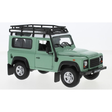 Welly Land Rover Defender, verde claro/blanco, 1:24 Welly Land Rover Defender, verde claro/blanco, 1:24