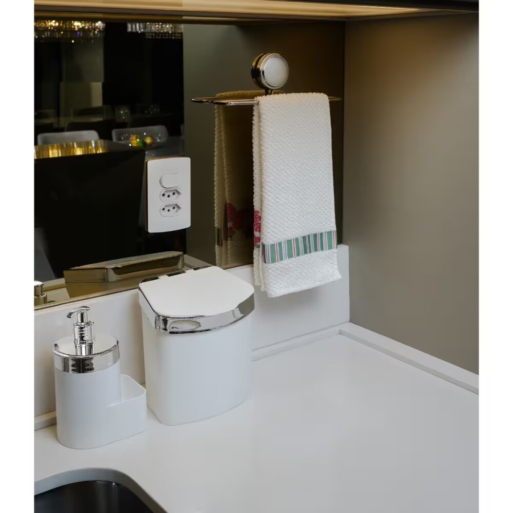 TOALLERO ADHESIVO 25 CM CROMO Toallero Adhesivo 25 Cm Cromo