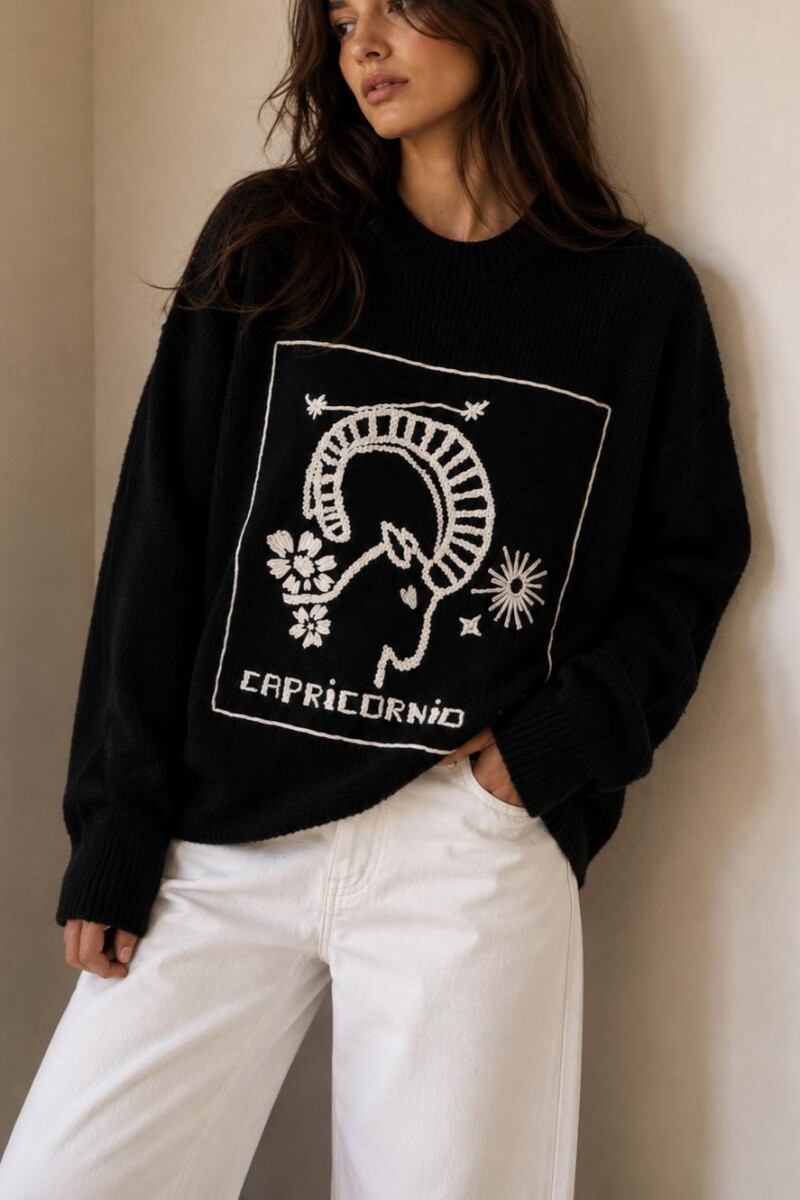 Sweater - Capricornio Negro 