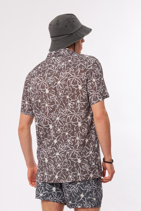 CAMISA SAGI RUSTY Gris Oscuro
