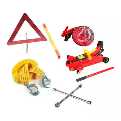 SEGURIDAD VIAL COMBO KIT EMERGENCIA GATO CARRO 3003G SEGURIDAD VIAL COMBO KIT EMERGENCIA GATO CARRO 3003G