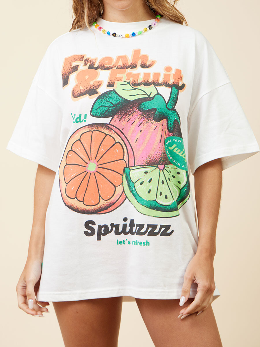 T-SHIRT RIOJA RUSTY - Blanco 