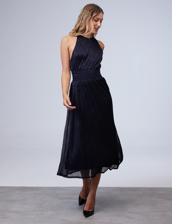 Vestido Lurex AZUL