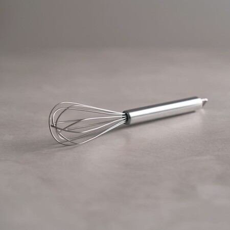 BATIDOR 25CM ACERO INOXIDABLE PLATEADO