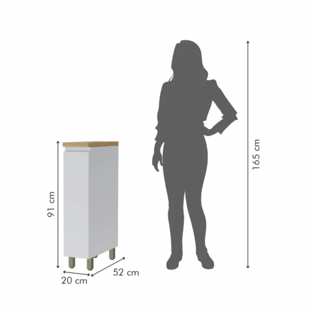 Bajo mesada 20 cm - Rainha Blanco