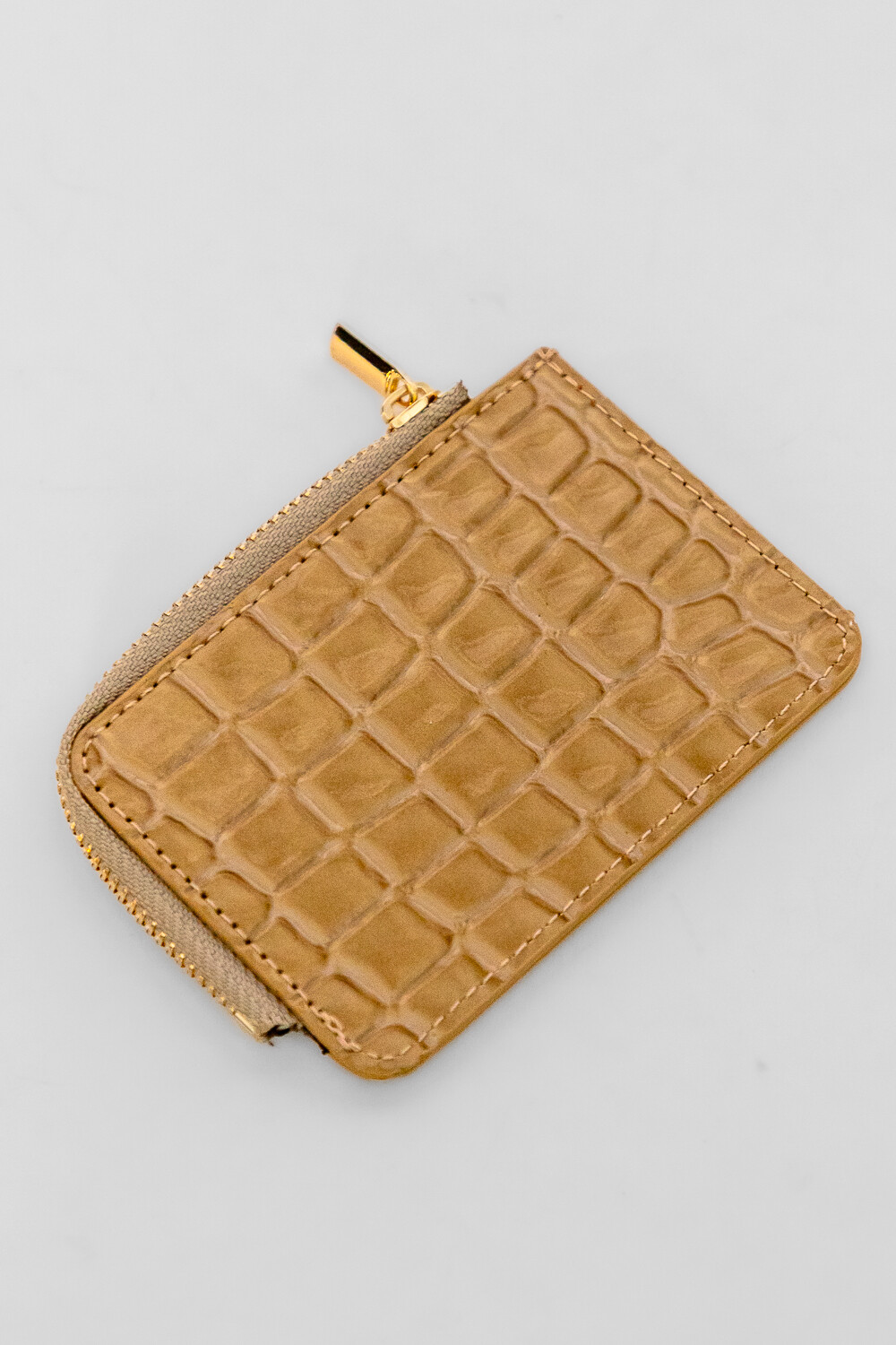 Monedero Tarjetero Matilla Beige