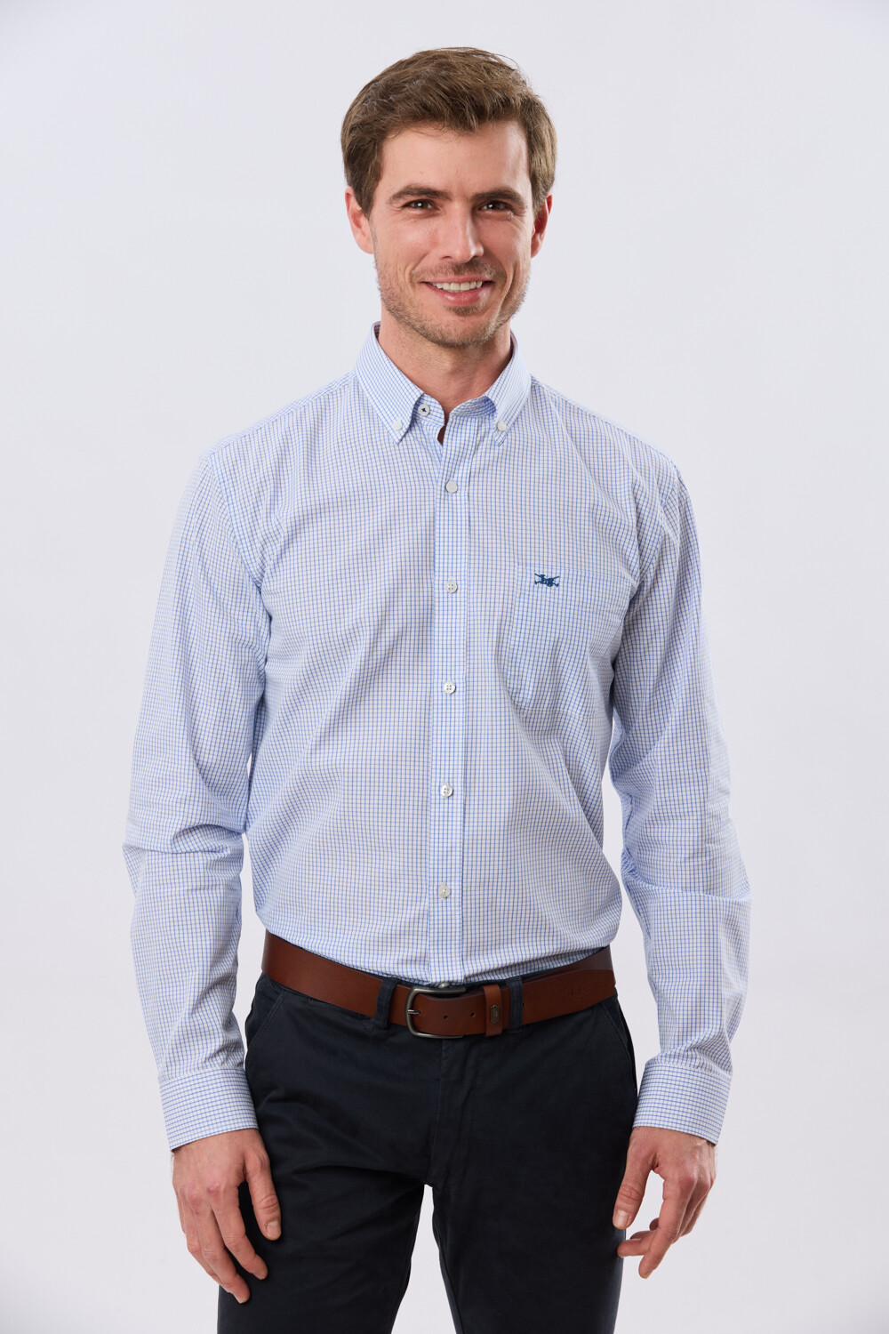 CAMISA CUADROS Azul