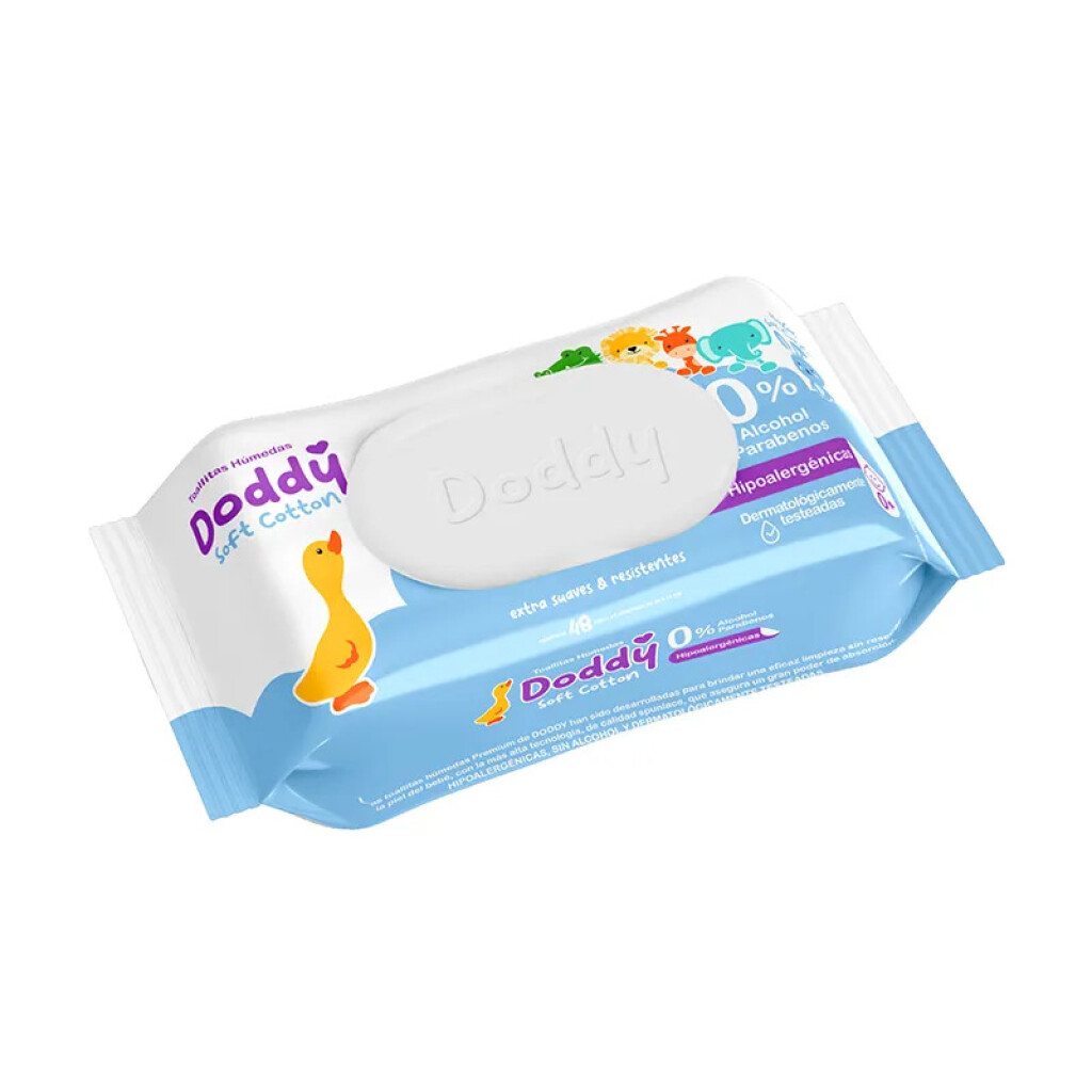 Toallitas Humedas Soft Cotton Doddy - Cont.48 unidades