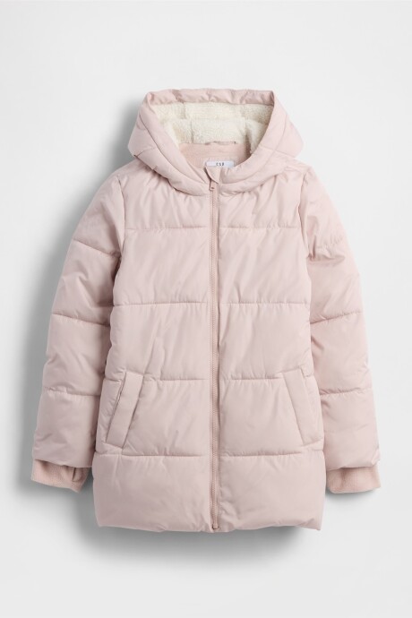 Campera Warmest Larga Niña Dull Rose