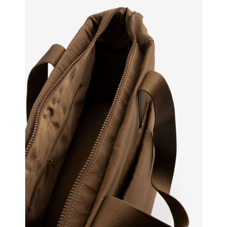 Cartera Shopper Nylon Marron beige