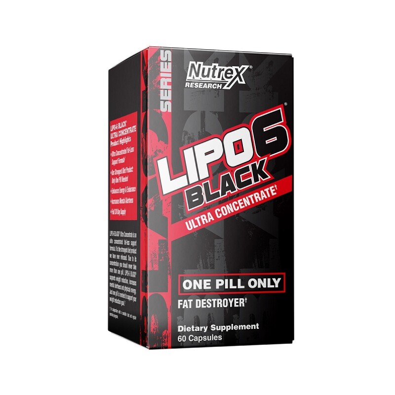 Nutrex Lipo-6 Black Ultra Concentrado 60 Cápsulas Nutrex Lipo-6 Black Ultra Concentrado 60 Cápsulas