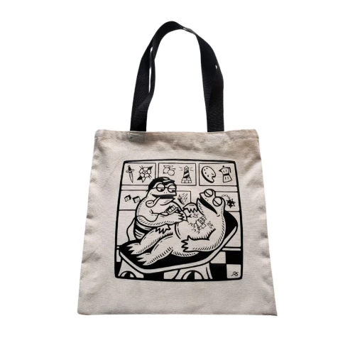 TOTEBAG - OLD SCHOOL FROGS Totebag - Old School Frogs