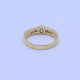 Anillo oro 18k y brillantes. Anillo oro 18k y brillantes.