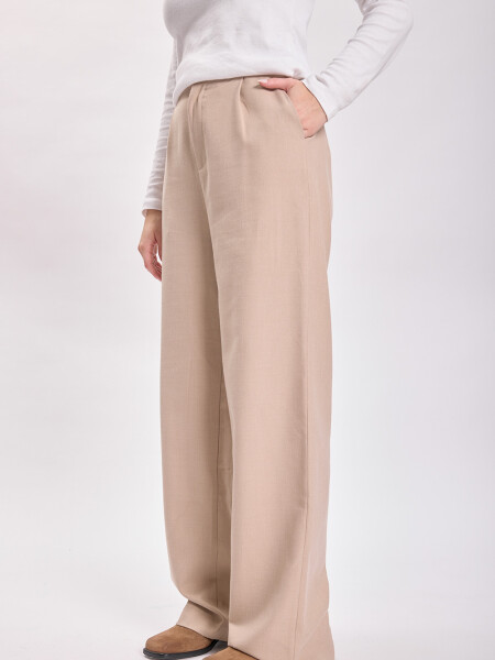 Pantalón de vestir ancho Visón
