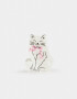 Broche Animalito Broche Acrílico Animalito - Blanco Crudo