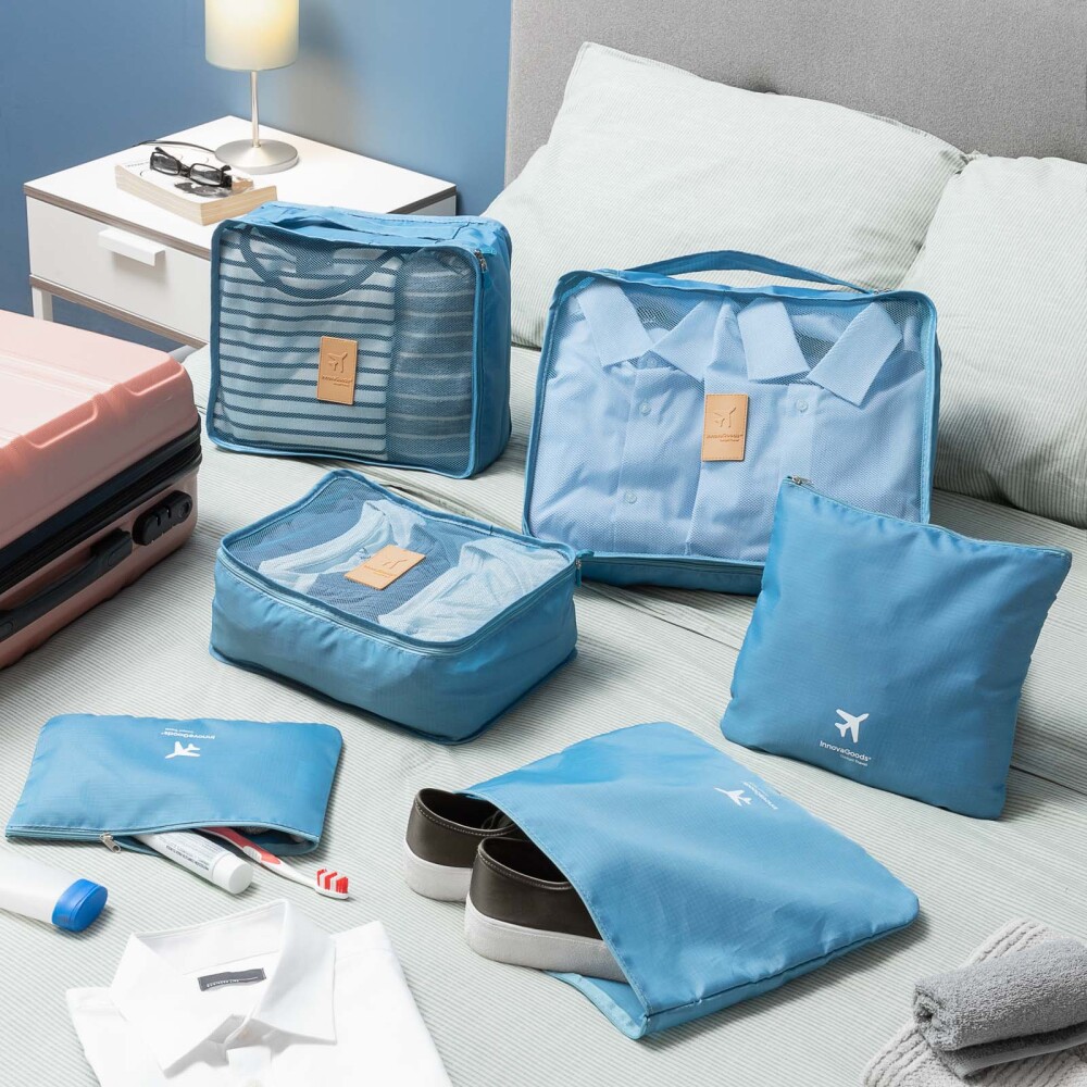 SET ORGANIZADOR 6PCS POLIESTER AZUL V0103062