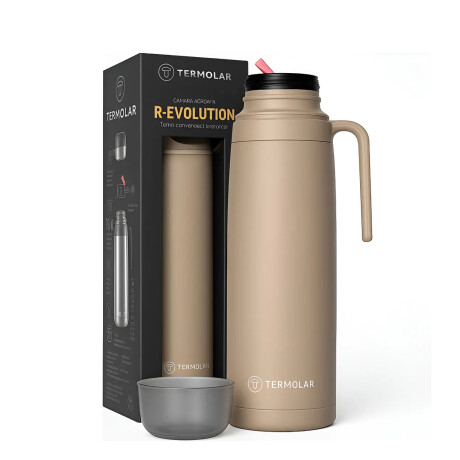 Termo Termolar R-evolution 1lt - 5 Años De Garantía Acero Arena