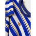 CAMISETA MM MASC AZUL CARIBE/CHUMBO/BLANCO