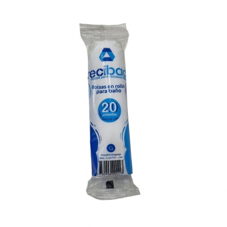 Bolsa para residuos de baño Recibag 34x38cm 20 unidades Bolsa para residuos de baño Recibag 34x38cm 20 unidades