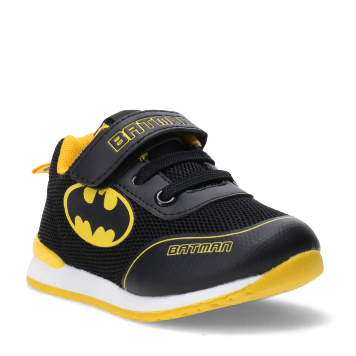 Championes Infantiles Batman c/Velcro - Negro - Amarillo 
