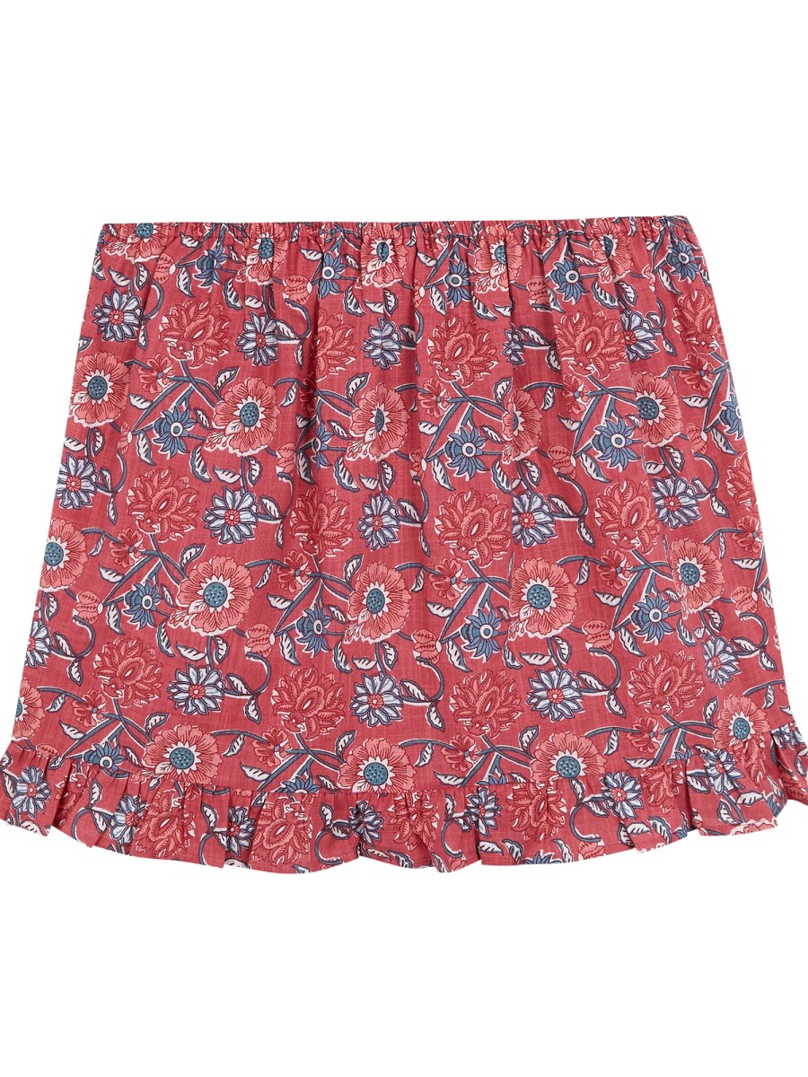Falda Estampada Gris