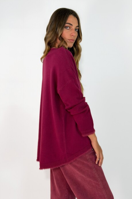 SWEATER EIRA Bordo