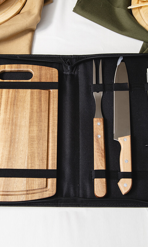 ESTUCHE ASADOR ASTURCON NEGRO