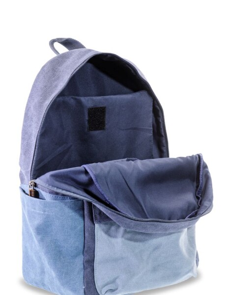 MOCHILA DE LONA Azul